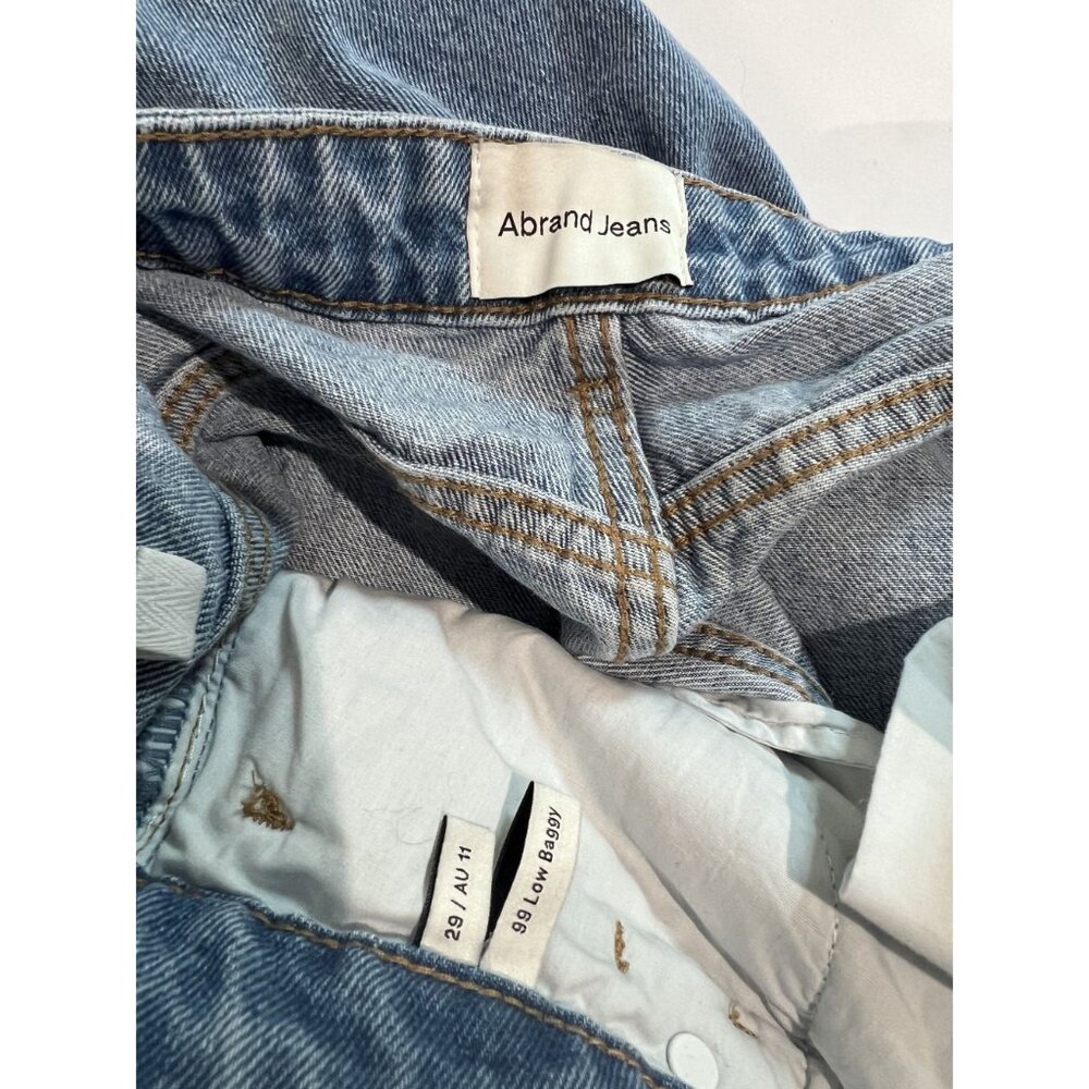 Abrand 99 Low Baggy Jeans in Blue - Picture 5 of 5